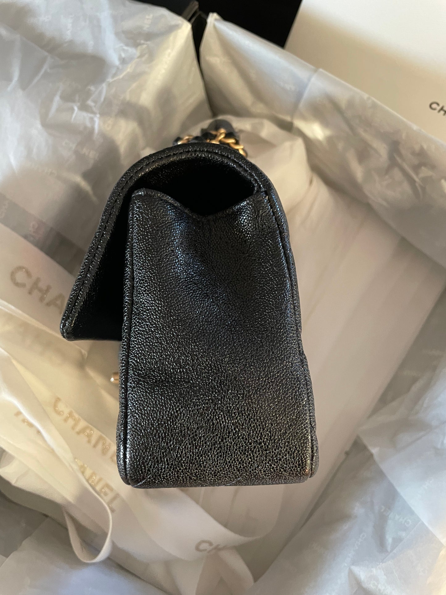 Chanel classic top handle