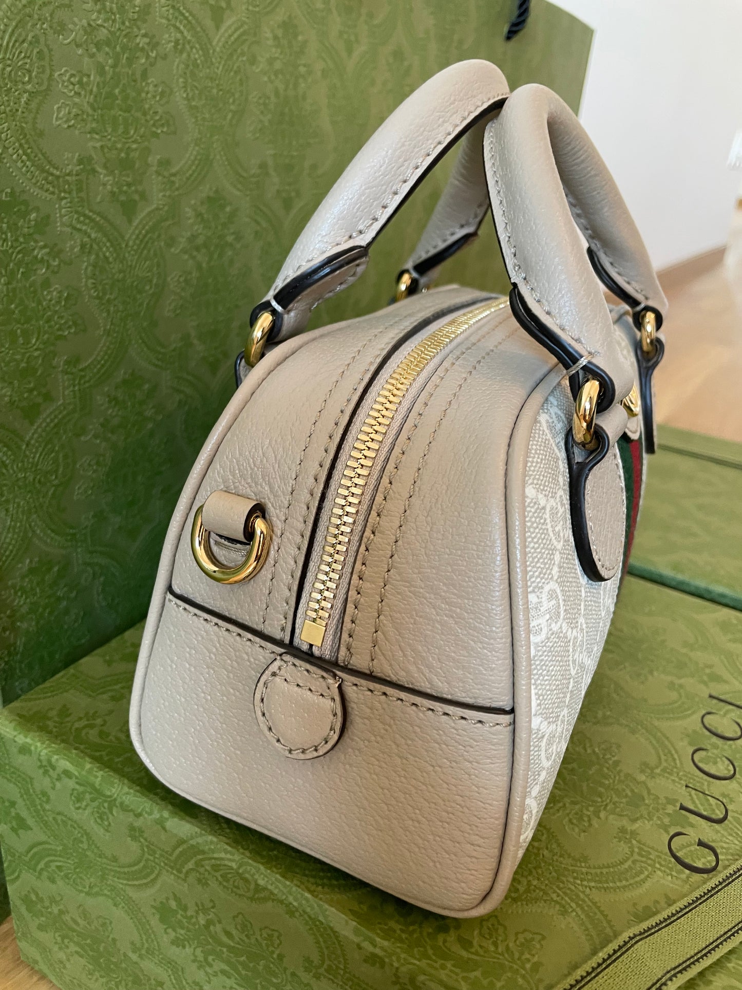 New Gucci Ophidia GG Mini Top Handle